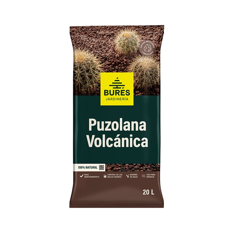 Puzolana Volcánica Roja